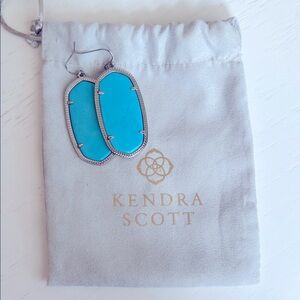 Kendra Scott Blue Statement Earrings